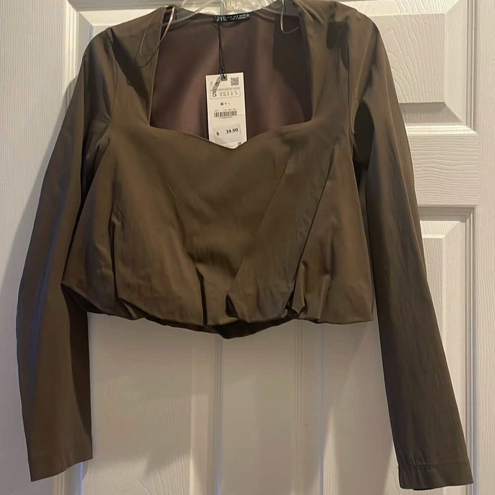 Zara long sleeve top! Never worn, brand new! Size s